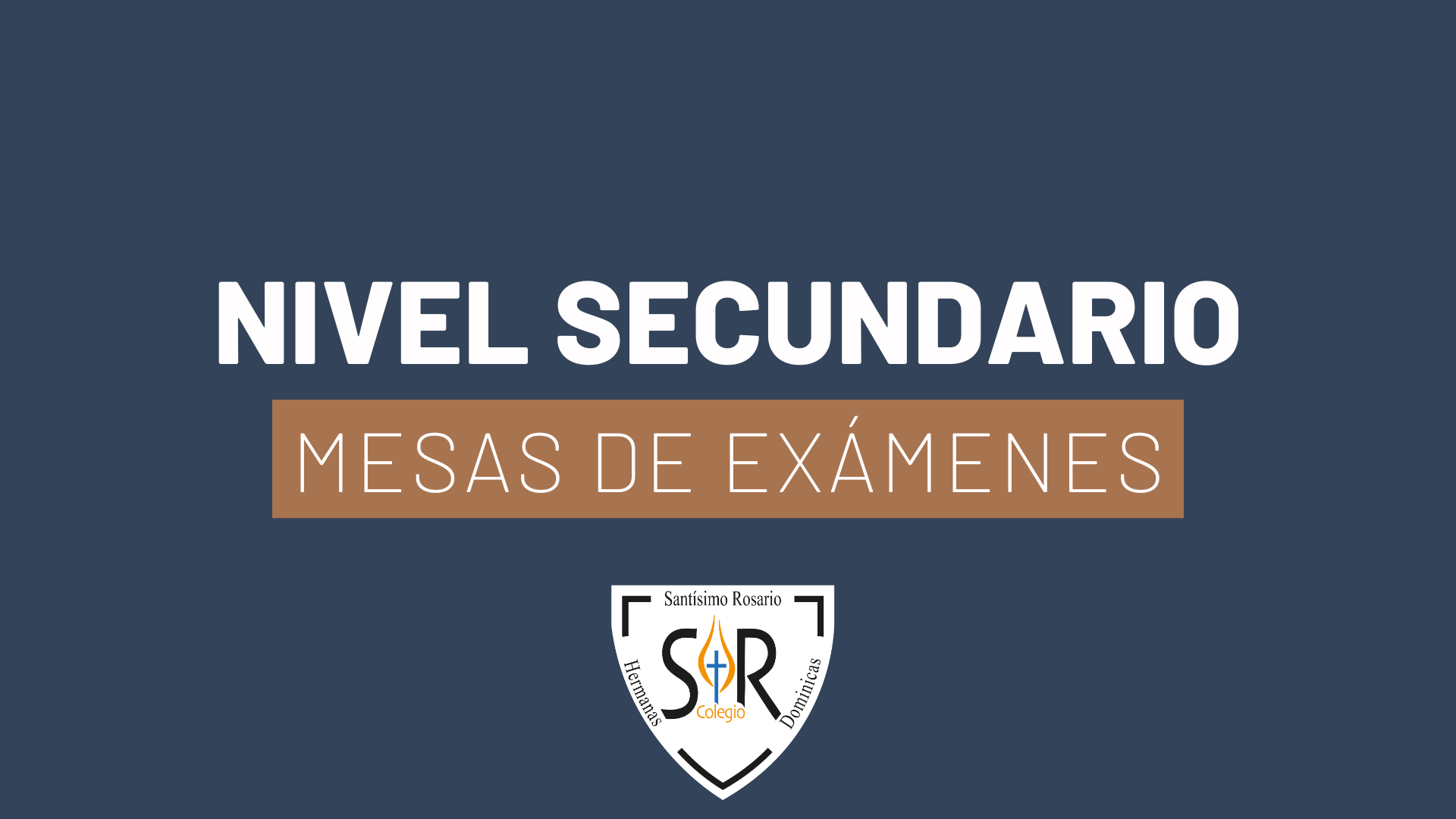 Nivel Secundario: Mesas de exámenes – Llamado febrero